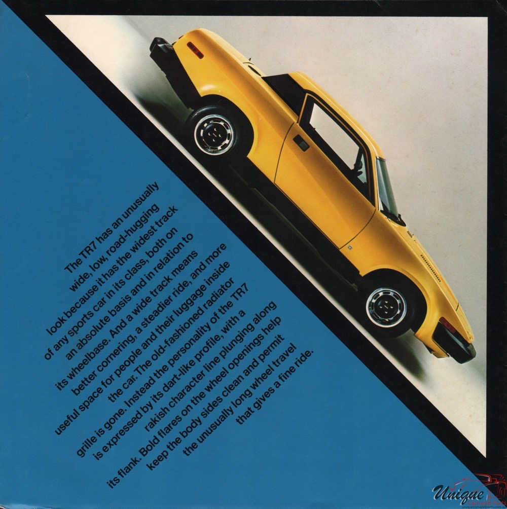 1975 Triumph TR7 Brochure Page 1